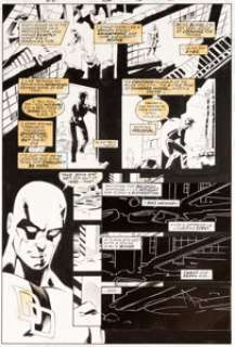 Cary Nord et Matt Ryan - Daredevil #356 Planche 12 (Marvel, 1996). Cary Nord and Matt Ryan Daredevil #356 Story Page 12 Original Art (Marvel, 1996).