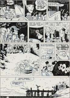 Frank Le Gall | Tome 1 Planche 39 (Glénat, 1986). Frank Le Gall #1 Story Page 39 Original Art (Glénat, 1986). | Heritage