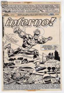 Frank Robbins - Captain America 182 Page 1 Splash