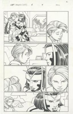 John Romita Jr. | Captain America, issue #6, page 6 | Galerie 9ème Art