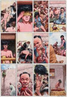 Pastoras, Das - Das Pastoras (Julio Martinez Pérez) Les Hérésiarques, Les Sentiers Invisibles Story Page 25 Original Art (Les Huma...