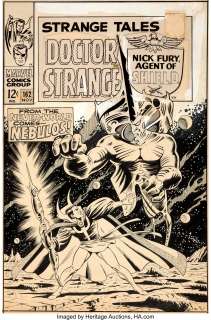 Dan Adkins | Strange Tales #162 Doctor Strange Cover Original Art (Marvel, 1967).... | Heritage