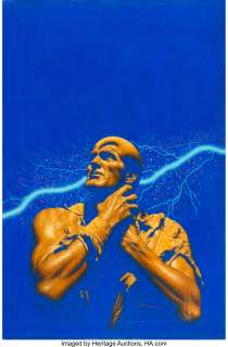 James Bama | Doc Savage #41: Merchants of Disaster Paperback Cover Original Art (Bantam, 1969).... | Heritage