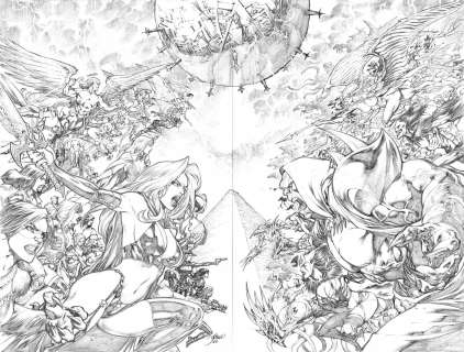 Diego Bernard - Lady Death: Sacrificial Annihilation Page Gatefold Cover