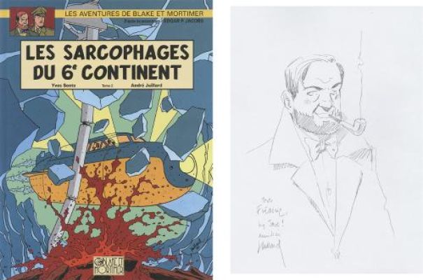 André Juillard | Les Sarcophages du 6ème Continent, Tome 2 : Le Duel des Esprits, livre dédicacé | Galerie 9ème Art