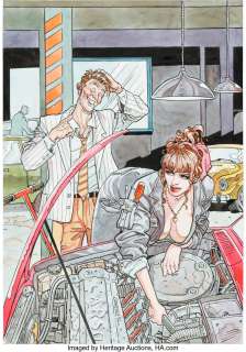 Carnevale, Massimo - Massimo Carnevale Lanciostory Inside Cover Original Art (Editoriale Aurea, 1992)....