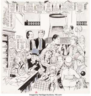 Torres, Angelo - Angelo Torres MAD #221 Complete 7-Page Story "The Shiner" Original Art (EC, 1981).... (Total: 7 Original Art)