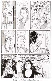 Moore, Terry | Terry Moore Strangers in Paradise #10 Story Page 15 Original Art (Abstract Studios, 1996).... | Heritage