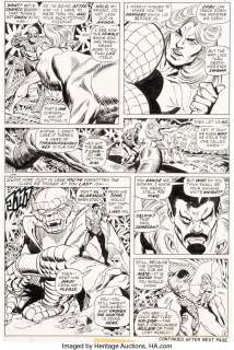 Kane, Gil - Gil Kane and Frank Giacoia The Amazing Spider-Man #104 Story Page 5 Kraven Original Art (Marvel, 1972)....
