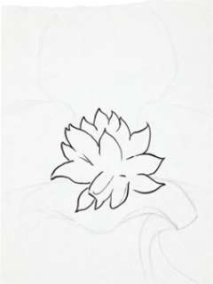 Magic the Gathering Artist | Christopher Rush - Black Lotus Preliminary Illustration Sketches Original Art Group of 2 (undated).... (Total: 2 Original Art) | Heritage