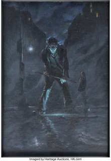 Whelan, Michael - Michael Whelan - Harlan Ellison‘s Strange Wine Cover Painting Original Art (iBooks, 2004). ...