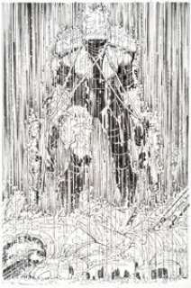 Romita Jr., John - John Romita Jr. and Sandra Hope The Silencer #18 Cover Original Art (DC, 2019)....