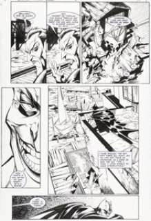 Guichet, Yvel - Yvel Guichet and Aaron Sowd Batman: Harley Quinn Story Page 17 Original Art (DC, 1999)....
