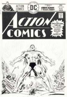 Oksner, Bob - Bob Oksner Action Comics #450 Superman Cover Original Art (DC, 1975)....