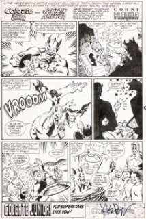 Dwyer, Kieron - Kieron Dwyer - Captain America Complete 1-Page Advertising Story Original Art (Marvel, 1989)....