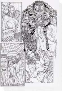 Ryp, Juan José - Juan José Ryp Frank Miller‘s Robocop #7 Complete Issue Original Art Group of 23 (Avatar, 2004).... (Total: 23 Original Art)