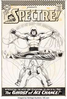 Anderson, Murphy - Murphy Anderson Showcase #64 Spectre Cover Original Art (DC, 1966). ...
