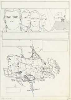 Martin, Juan Gimenez | Juan Gimenez Metabarons #1 Title Story Page 16 Black and White - Inked Original Art (Les Humanoïdes Associés, 1992... | Heritage