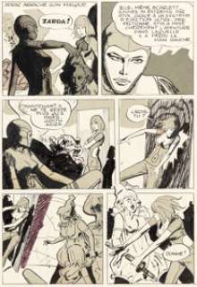 Robert Gigi Scarlett Dream Araignia #2 Page 21 Original Art (SERG, 1972). ...