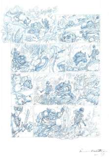 DRAGON ET POISONS, Rebecca Morse, tome 1, 2019, planche n°9, crayon… | Bamboo Edition