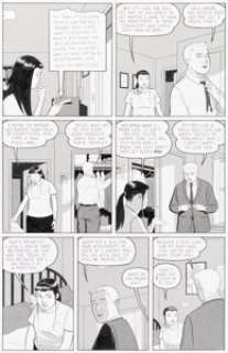 Adrian Tomine - Optic Nerve #6 Story Page 20 Original Art (Drawn & Quarterly, 1999)....
