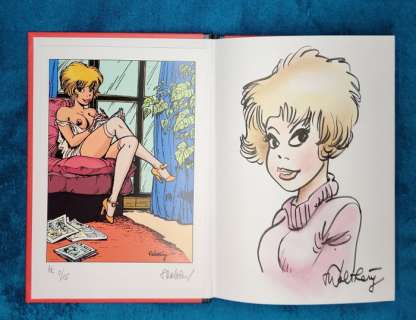 Walthéry, François | Natasja / Natacha - Blootgesteld - luxe HC - BH 5/15 + Ex libris signed - Cartonné - (2022) | Catawiki