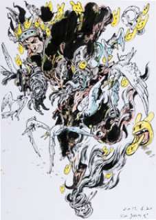 Kim Jung Gi - Monkey King Illustration Original Art (2017).