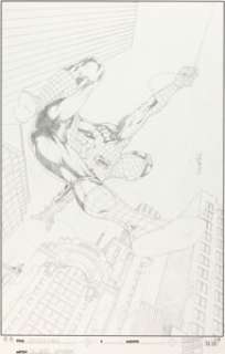 Salvador Larroca - Spider-Man Unlimited #9 Cover Original Art (Marvel, 2005).