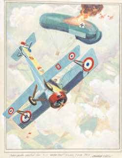 George Evans Aces High #3 Cover Preliminary Painting Original Art (EC, 1955). | Heritage