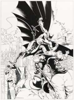 Jim Steranko Detective Comics #33 Variant Cover Original Art (DC, 2014).