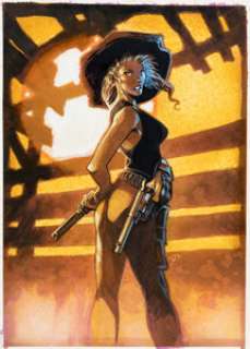 Olivier Vatine Mary from Trio Grande Illustration Original Art (undated).