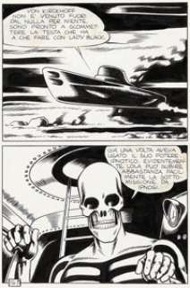 Magnus (Roberto Raviola) Kriminal #154 La Simbologia Nefasta Story Page 78 Original Art (Editoriale Corno, 1968). | Heritage