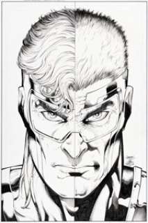 Dan Jurgens and Danny Miki Convergence: Booster Gold #1 Cover Original Art (DC, 2015).