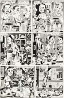 Julie Doucet Dirty Plotte #8 Story Page 2 Original Art (Drawn & Quarterly, 1994).