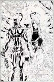 Brett Booth and Sal Regla Kindred II #1 Cover Original Art (DC, 2002).