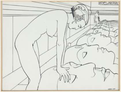 Jean Giraud (Moebius) Mostra Infinito Venise Illustration Original Art (Galerie Nuages, 1998). | Heritage