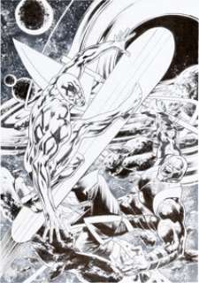 Bryan Hitch Giant-Size Silver Surfer #1 Cover Original Art (Marvel, 2024).