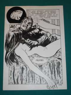 Manara, Milo | Manara, Milo Manara - tavola originale "Molare al cianuro" - (1970) | Catawiki