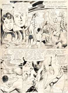 Howard Purcell Brave and the Bold #51 Aquaman and Aqualad Story Page 7 Original Art (DC, 1963).