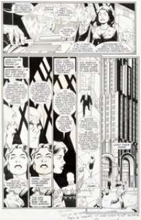 Joe Quesada and Jimmy Palmiotti Daredevil #1 Story Page 13 Original Art (Marvel, 1998).