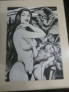 Birago Balzano - Lucifera - Lucifera tavola originale - Page volante - Exemplaire unique - (1972)