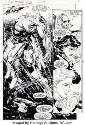 Jon Bogdanove and Dennis Janke Superman: The Man of Steel #19 Story Page 4 Original Art (DC, 1993). (Total: 3 Items)