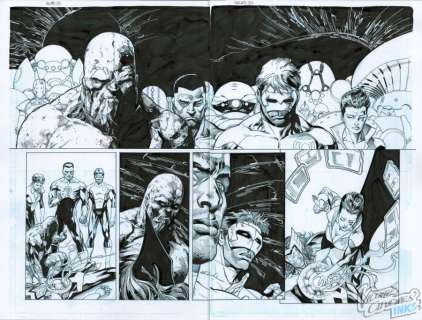 Vicente Cifuentes | Green Lantern Corps #52 page 02-03 | Vicente Cifuentes