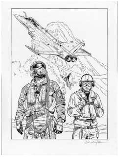 Formosa, Gil | Formosa, Gil - Dessin original - Meeting aérien de Landivisiau - (2020) | Catawiki