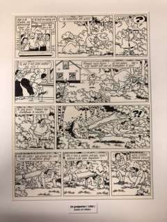 Studio Vandersteen - Paul Geerts | Studio Vandersteen / Paul Geerts - Originele pagina (p.12) - Suske en Wiske 225 - De goalgetter - (1990) | Catawiki