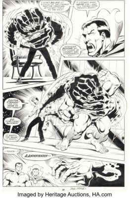 Dale Keown and Bob McLeod The Incredible Hulk #370 Story Page 21 Original Art (Marvel, 1990). | Heritage