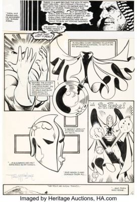 Todd McFarlane and Vince Colletta All-Star Squadron #47 "The Secret Origin of Dr. Fate" Story Page 11 Original Art (DC, 1985). | Heritage