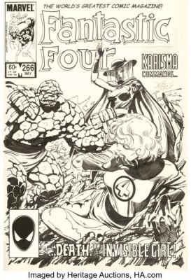 John Byrne Fantastic Four #266 Cover Original Art (Marvel, 1984). | Heritage
