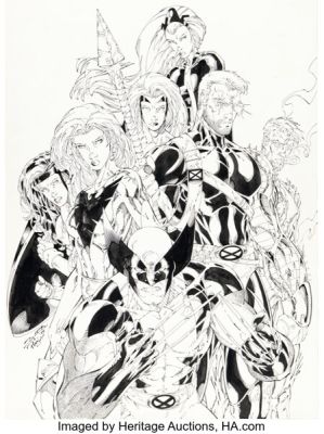 Brett Booth and Sal Regla X-Men Unlimited #25 "Ages of Apocalypse" Cover Original Art (Marvel, 1999). | Heritage