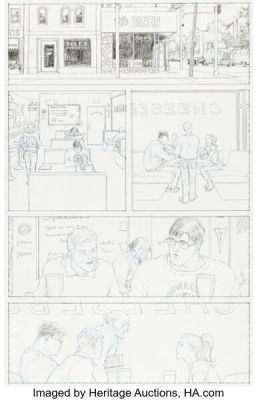 Frank Quitely All-Star Superman #6 Story Page 8 Pencils Original Art (DC, 2007). | Heritage